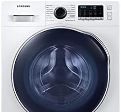 Samsung Lavasciuga Crystal Clean, WD8NK52E0AW, Libera installazione, Slim, 8+5 Kg, 1200 RPM, Classe C/F, Vapore, Caricamento Frontale, 60l x 85h x 46p cm