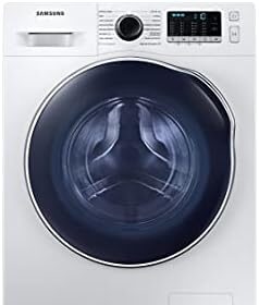 Samsung Lavasciuga Crystal Clean, WD8NK52E0AW, Libera installazione, Slim, 8+5 Kg, 1200 RPM, Classe C/F, Vapore, Caricamento Frontale, 60l x 85h x 46p cm