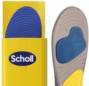 Scholl Solette Gel Activ Running, Solette da Uomo per Scarpe da Corsa, Taglia 40-46.5 EU/L, Confezione da 1 Paio