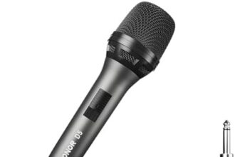 TONOR Microfono Dinamico per Voce per Canto, Karaoke Cablato Portatile, Studio Cardioide con Cavo XLR da 16,4 Piedi, Altoparlante, Amplificatore, Miscelatore per Canto Parlato Attività All'aperto