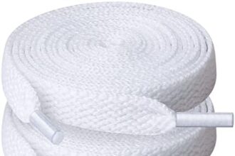 UpUGo 3 Paia di Lacci, Lacci Piatti Larghi 8 mm Per Scarpe da Ginnastica, Corsa, Adulti, Bambini