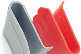 ZENZERO® - Coppia Presina in SILICONE - Forma rettangolare - 1Coppia - Colori Assortiti (INVIO CASUALE) (In Coppia)