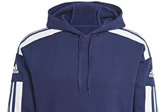 adidas Squadra 21 Hooded Track Top, Felpa Sportiva con Cappuccio Uomo, Team Navy Blue, XL