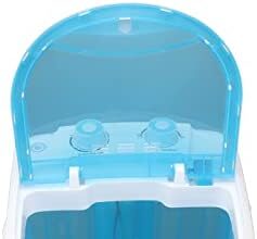 jerss Lavatrice da 22 Litri, Mini Lavasciuga da 300 W Combinata Compatta PP capacità 4,5 kg per Appartamenti Dormitori (Spina UE 220V)