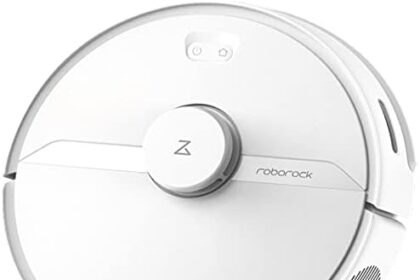 roborock R100004A, S6 Pure - Robot aspirante e tergivetro (potenza di aspirazione 2000Pa, batteria 150min, contenitore della polvere da 460ml, acqua da 180 ml, 69db, algoritmo adattivo), bianco