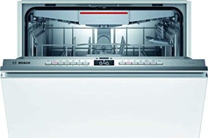 BOSCH SMV4HVX31E Serie 4-Lavastoviglie Completamente Integrata, A++, 60 cm, 262 kWh/Anno, 13 MGD, Silence, InfoLight, Asciugatura Extra, VarioCassetto, Home Connect, Energy Class E