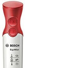 Bosch Elettrodomestici MSM64010 ErgomMixx Mixer a Immersione, 450 W, 1 Liter, 50 Decibel, Plastica, Bianco