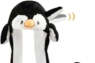 Cappello con Orecchie Che Si Muovono, Cappello Che Muove le Orecchie, Divertenti, Cappelli di Peluche, Cappello con Orecchie Che Si Alzano, Cappello Orecchie Che Si Muovono per Cosplay, Festa di Festa