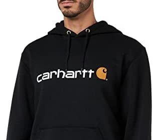 Carhartt Felpa Vestibilità Ampia, Media Pesantezza, Con Grafica Del Logo, Uomo