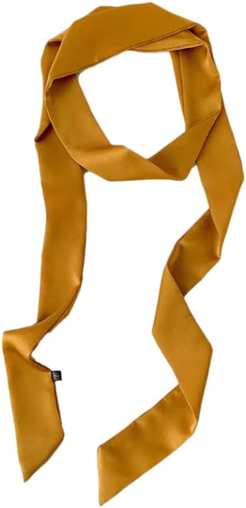 Cintura da donna in raso 5 cm x 195 cm nastro imitato seta lunga sciarpa vestito cintura cappello accessori