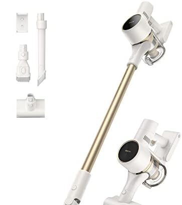 Dreame R10 Aspirapolvere senza fili, 120AW Aspirazione Potente, Filtrazione Avanzata, Spazzola Multi-Superficie con Luci LED, Leggero, Pulizia della Casa, Peli di Animali, Tappeti