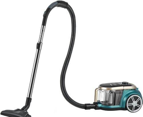 Eureka Apollo Aspirapolvere a Cilindro Senza Sacco, Motore Potente da 800W, Design Leggero con Sistema Ciclonico Singolo, Serbatoio da 2,2L, Ideale per Tappeti e Pavimenti Duri