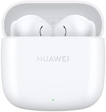 HUAWEI FreeBuds SE 2, Durata della Batteria fino a 40 Ore, IP54 Resistenti a Polvere e Schizzi, Connessione Robusta Bluetooth 5.3, Audio Stabile, IOS e Android, Bianco