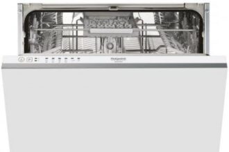 Hotpoint-Ariston HIE2B19CE, Lavastoviglie da 60 cm, Larghezza: 595 mm, Profondita': 555 mm, Altezza: 820 mm, Bianco
