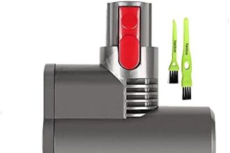 Italdos Spazzola Materasso Mini Turbo Motorizzata compatibile per Dyson V8 V10 V11 Spazzola a Sgancio Rapido per Divano Sedile Poltrona Rimuove Batteri e Allergeni