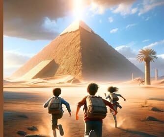 IL SEGRETO DELLA PIRAMIDE: Un libro d’avventura per ragazzi che celebra l'Antico Egitto e mostra l'importanza del Coraggio, dell'Amicizia e della Conoscenza. Libro per bambini dai 8 ai 12 anni