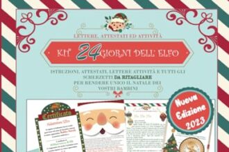 KIT 24 GIORNI DELL'ELFO DEL NATALE:: Istruzioni, Attestati, Scherzetti ed Attività per il tuo Elfo DA RITAGLIARE per rendere unico il natale dei vostri bimbi.