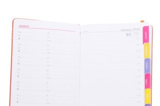 NUOBESTY Taccuino Quaderno Dell'agenda Agenda Per Quaderni in Agenda 2024 Giornaliera Blocco Note Dellelenco Delle Cose Da Fare Progettista Forniture Per Ufficio Opera Portatile Pu