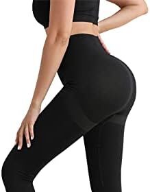 Lishang Leggins Sportivi da Donna Push Up Vita Alta Scrunch Pantaloni Palestra Dimagranti Anticellulite Pantacollant Fitness Leggings per Yoga Jogging