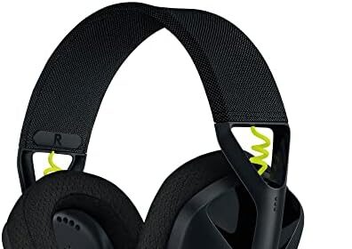 Logitech G G435 LIGHTSPEED Cuffie Gaming Wireless Bluetooth - Cuffie Over Ear Leggere, Microfoni Integrati, Batteria da 18 Ore, Compatibile con Dolby Atmos, PC, PS4, PS5, Smartphone - Nero