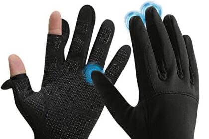 MOCOCITO Guanti Sportivi Touchscreen Caldo Antiscivolo,Impermeabili,per Corsa, Ciclismo, Guida, Escursionismo Pesca Uomini e Donne (Taglia M/L/XL)