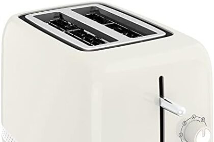 Moulinex LT300 Toaster Soleil, Tostapane, 7 livelli di doratura, Funzione arresto, scongelamento, riscaldamento, scomparti a larghezza variabile, accessorio pinze, Avorio