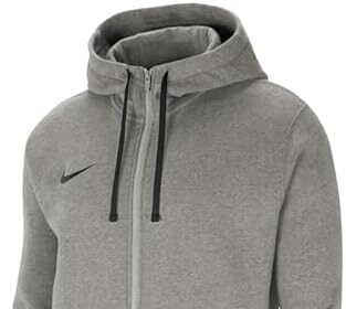 Nike Team Club 20, Felpa con Cappuccio, Uomo, Grigio (Dk Grigio Erica/Nero), M