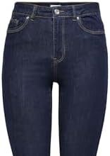 Only Onlwauw Life HW Flared Rinse DNM Noos Jeans Donna