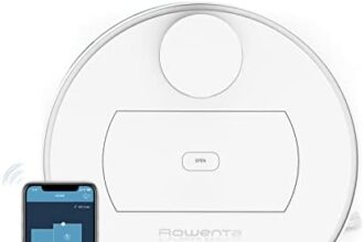 Rowenta RR7687 X-Plorer Serie 75 Robot Aspirapolvere Lavapavimenti con Mappatura Precisa e Tecnologia Laser, 2.700Pa, Autonomia 2 Ore, Compatibile con Smartphone e Assistenti Vocali, Total Care