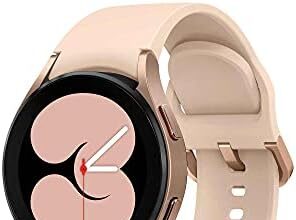 Samsung Galaxy Watch4 40mm Orologio Smartwatch, Monitoraggio Salute, Fitness Tracker, Batteria lunga durata, Bluetooth, 2021, Oro Rosa (Pink Gold) [Versione Italiana]