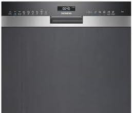 Siemens iQ500, lavastoviglie parzialmente integrata, 60 cm, in acciaio inox, SN55ZS07CE