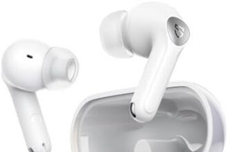 SoundPEATS Air4 Pro Auricolari Bluetooth 5.3 Cuffie Bluetooth in ear con cancellazione attiva adattiva del rumore,Qualcomm QCC3071 aptX Lossless Snapdragon Sound Aptx Voice con 6 Mic,Multipoint,26H