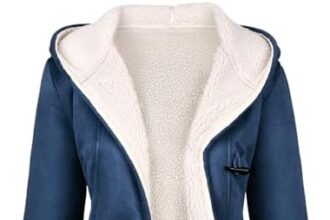 Svanco Cappotto Invernale Donna Felpa con Cappuccio Elegante Giacca Lungo Giubbotto Caldo in Pile Termici Invernali Hoodie Pullover