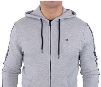 Tommy Hilfiger Felpa con Cappuccio e Zip Uomo Cerniera