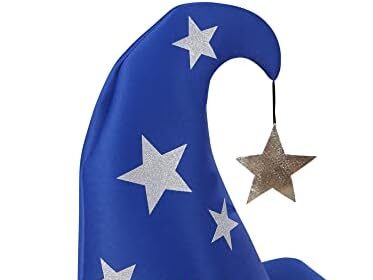 Wizard s with Stars Random Style & Theme Hats Caps & Headwear for Fancy Dress Costumes Accessory