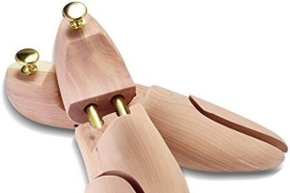 logei® 1 Paio di Scarpe-Alberi; Alberi di Scarpe in Legno di Cedro di Alta qualità Adatto Tendiscarpe