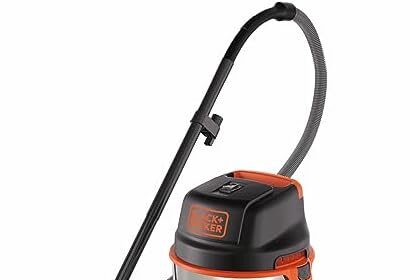 Black+Decker Bxvc20Xe Aspiratore Solidi e Liquidi (1400 W, 20 L), Nero