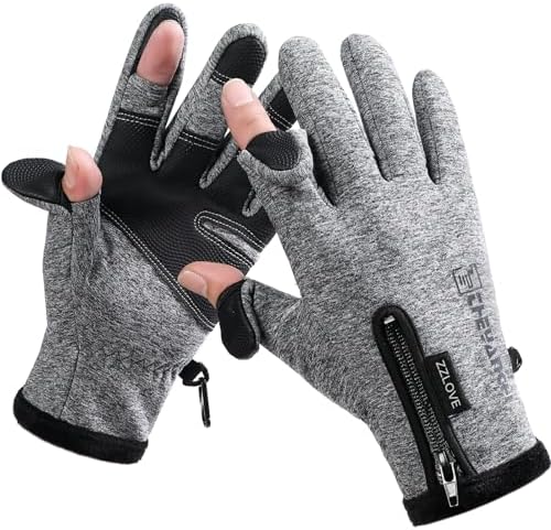 BHIDENAW Guanti Invernali Caldi Guanti Ciclismo Guanti Uomo Guanti Moto Guanti Mtb Guanti Bici Guanti Touchscreen Impermeabili Antivento per Corsa Ciclismo Pesca Arrampicata