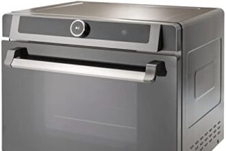 Bimar B400 Forno Elettrico Digitale a Vapore Ventilato da 40 litri in Acciaio Inox, Friggitrice ad Aria Calda XXL, Frittura senza Olio, Cuoce a Bassa Temperatura, Air Fryer, 31 Programmi di Cottura