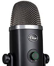 Blue Yeti X Microfono Professionale USB a Condensatore per Registrazione, Streaming, Gaming, Podcasting su PC e Mac, Mic ad Alta risoluzione, Illuminazione LED, Effetti Blue VO!CE - Nero