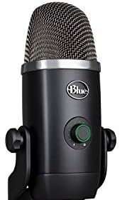 Blue Yeti X Microfono Professionale USB a Condensatore per Registrazione, Streaming, Gaming, Podcasting su PC e Mac, Mic ad Alta risoluzione, Illuminazione LED, Effetti Blue VO!CE - Nero