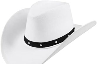 Boland - Cappello da cowboy Wichita, cappello in feltro, sceriffo, selvaggio West, travestimento, costume, carnevale, festa a tema