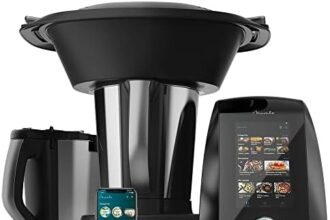 Cecotec Robot di Cucina Multifunzione Mambo 12090 Habana. 1700 W, App, Display TFT, 30 Funzioni, Bilancia, Caraffa in ceramica e Caraffa in acciaio inossidabile lavabile in lavastoviglie