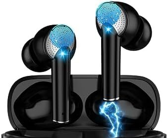 Cuffie Bluetooth 5.3,Sport Musica Auricolari True Wireless In Ear,Stereo HiFi,Cancellazione Rumore,Display LED,IP7 Impermeabil,OPPO vivo Realme Android IOS Apple AirPods Buds TWS