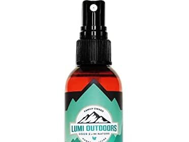 Lumi Outdoors Deodorante Naturale Spray per Scarpe - Elimina Odori - con Potenza Extra Eucalipto e Citronella