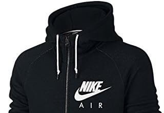 Nike AW77 – Felpa con Cappuccio in Pile Full Zip Hoody