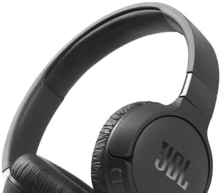 JBL Tune 660BTNC Cuffie On-Ear Bluetooth Wireless, Cancellazione Attiva del Rumore, Microfono integrato, Più di 12h di autonomia, Nero