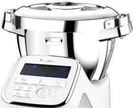 Moulinex HF908120 Companion XL, Robot da Cucina collegato, Alluminio, 12 velocità, Grigio