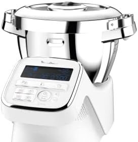 Moulinex HF908120 Companion XL, Robot da Cucina collegato, Alluminio, 12 velocità, Grigio