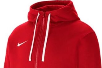 Nike Team Club 20, Felpa con Cappuccio, Uomo, Rosso (University/Bianco), S